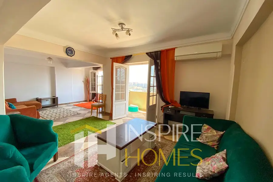 Furnished apartment for rent, 150sqm, Sidi Gaber, steps from Abu Qir St.