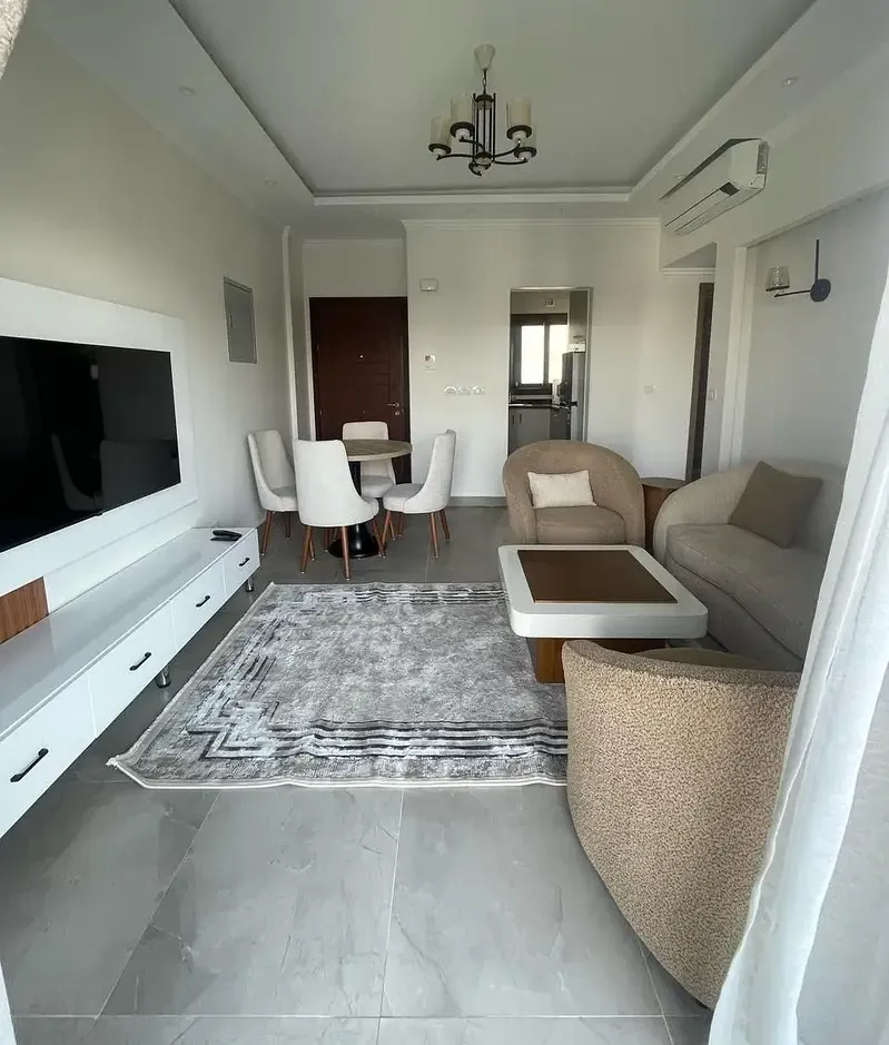 Furnished apartment for rent in Privado Madinaty with lake view