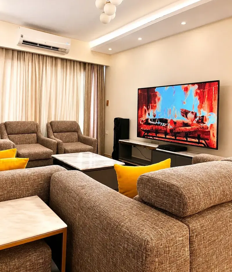 Furnished Ultra Super Lux Apartment for Rent in Smouha