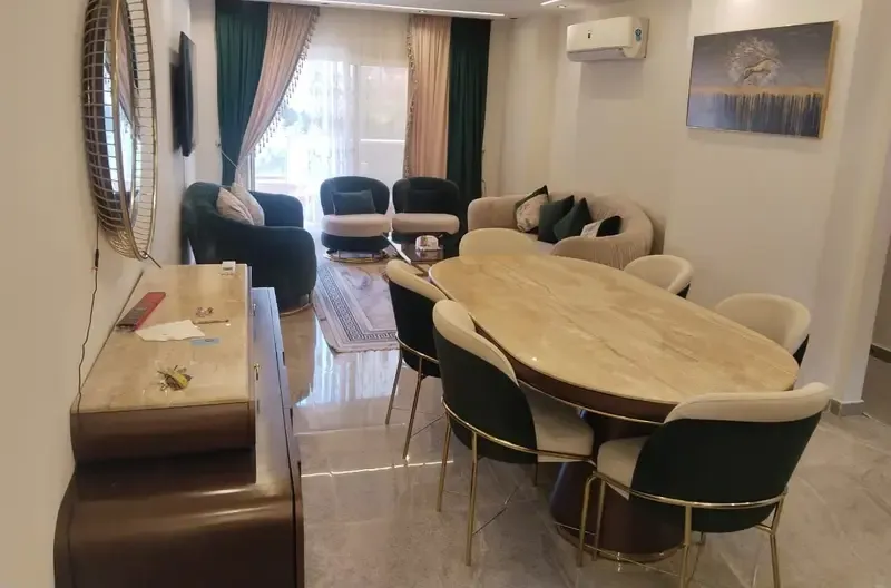 Furnished apartment with open view in the finest district of Saba Pasha
