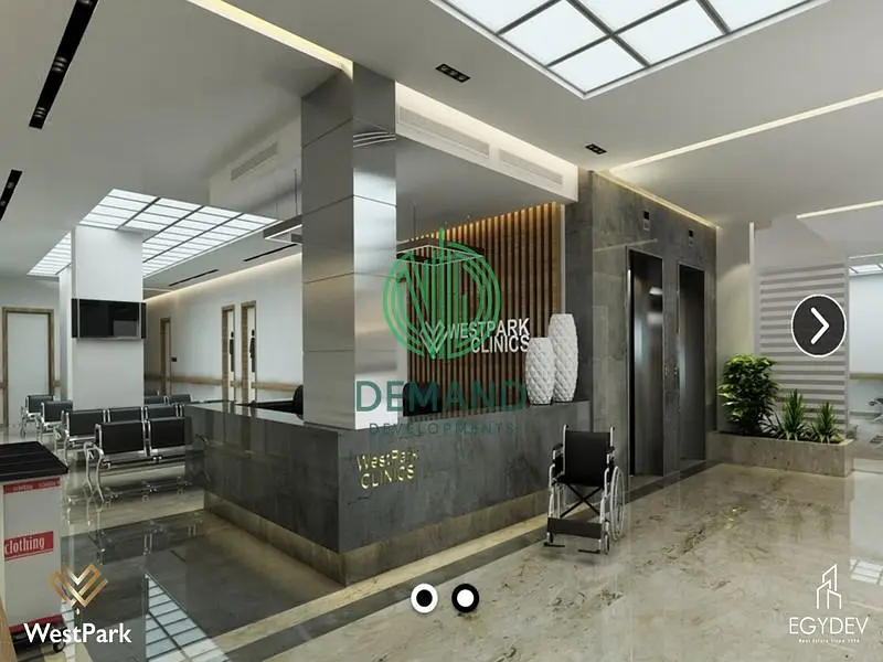 Clinic for rent in West Park Mall 6th of October