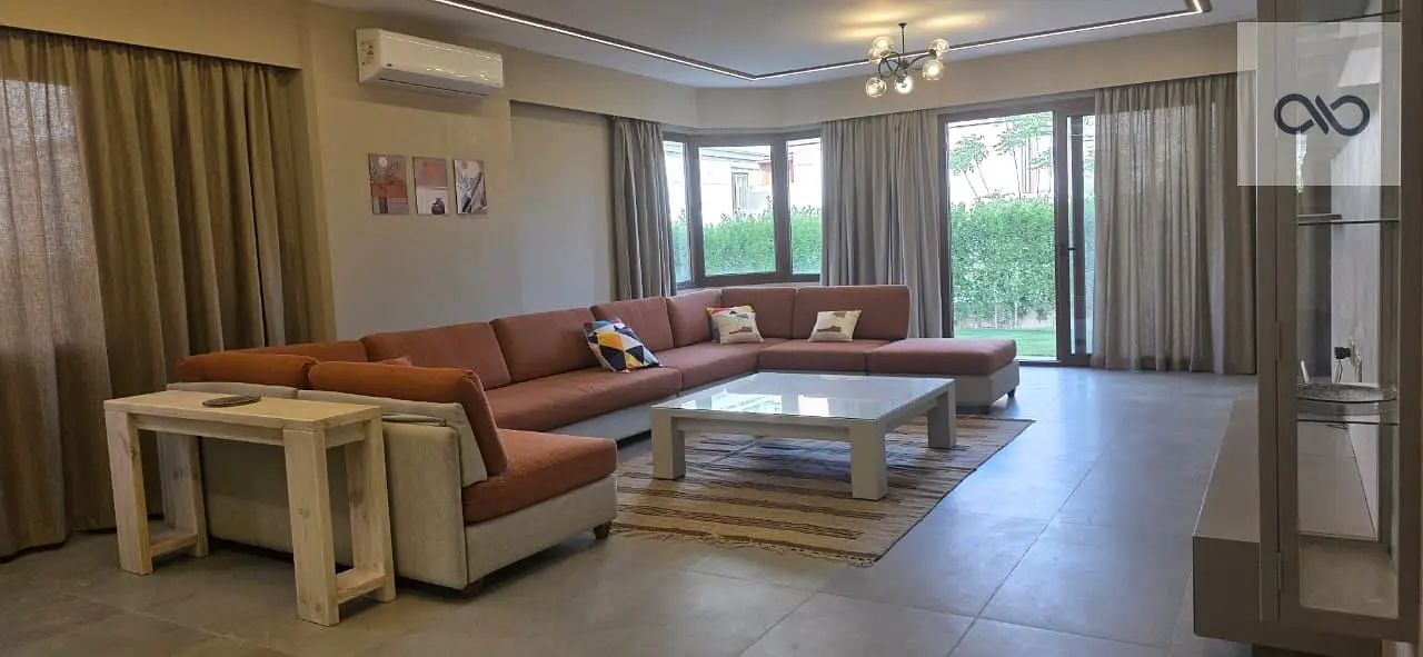 Twin house for rent in Top View Compound, New Cairo