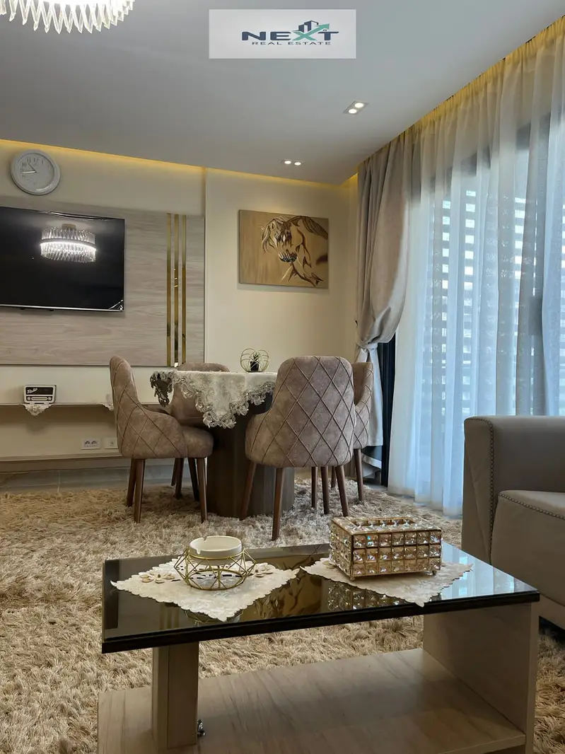 Furnished 150sqm apartment for rent in Madinaty B15 with garden view