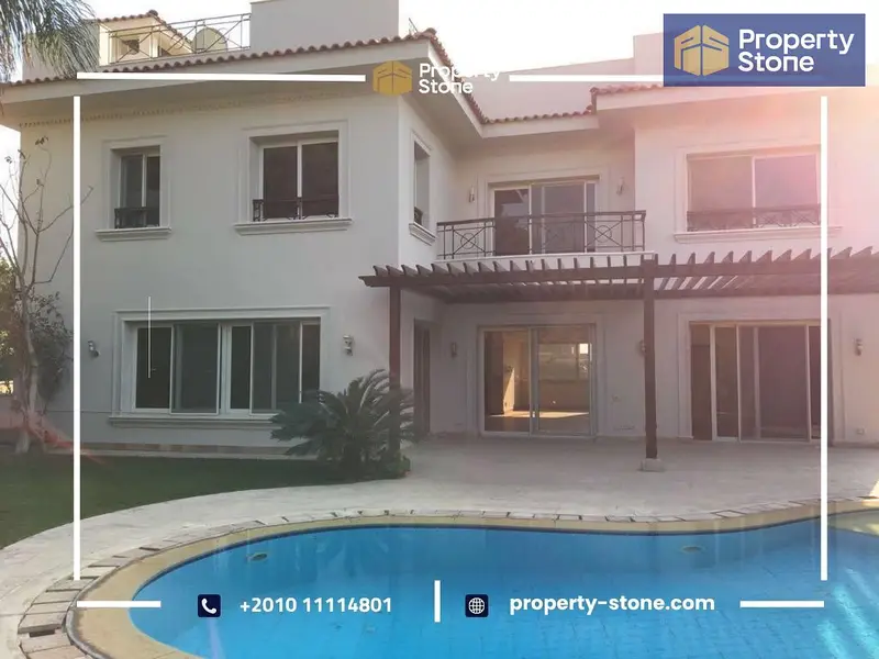 Luxurious Villa for Rent in Katameya Heights, First Row Golf