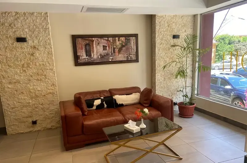 Fully furnished hotel studio in a compound in the Fifth Settlement