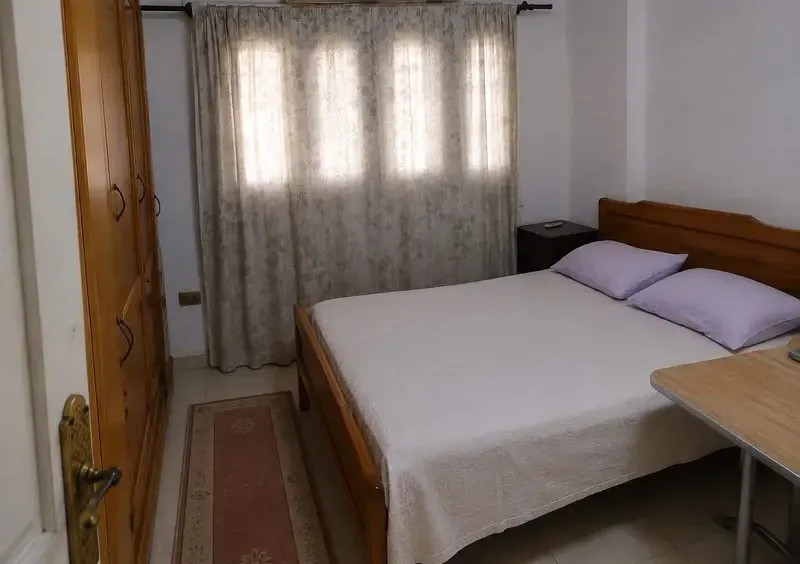 Fully furnished, air-conditioned apartment next to Ain Shams University Metro Station