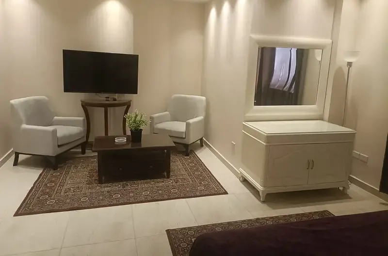 روف مفروش للايجار بكمبوند حدائق الكونتننتال بالشيخ زايد