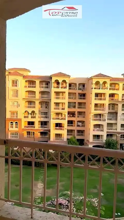 Distinct apartment for rent in Madinaty B1, repeating floor, wide garden view