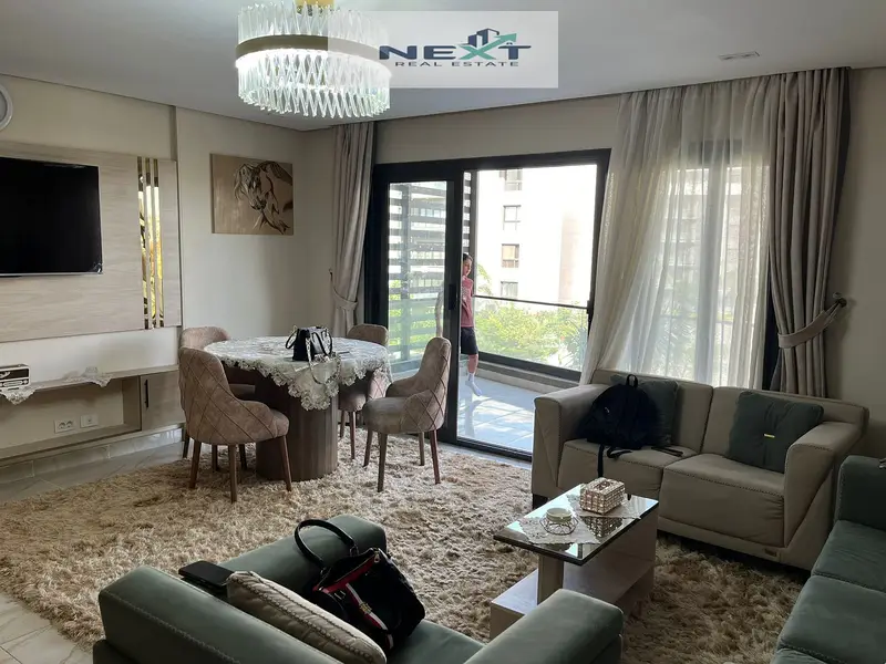 Furnished 150sqm apartment for rent in Madinaty B15, super lux finishing