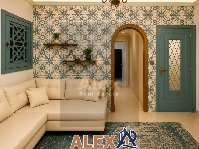 Furnished studio for rent in Azarita, fully air-conditioned