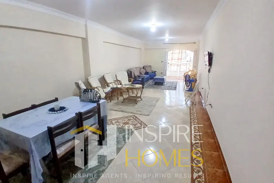 Furnished apartment for rent 180sqm in Gianaclis, steps from Abu Qir St.