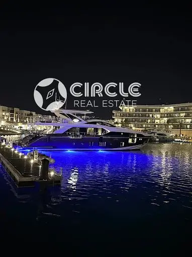 Fully furnished chalet with pool view, second row from the marina for rent in Marassi