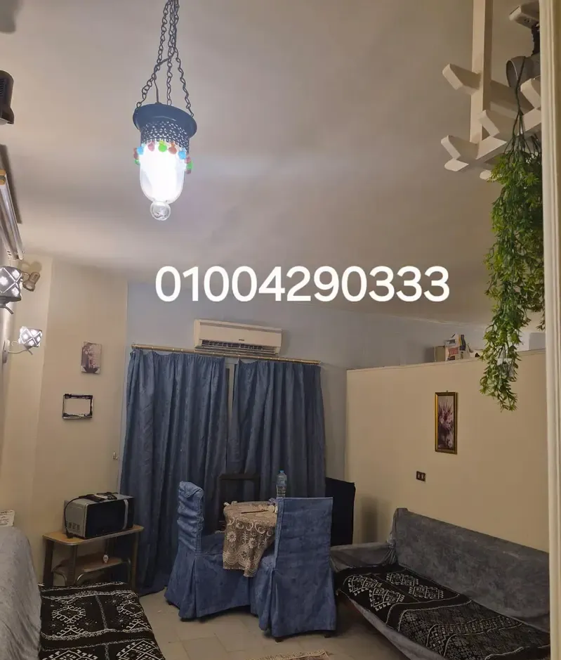 Furnished, air-conditioned studio for long-term rent in Dokki