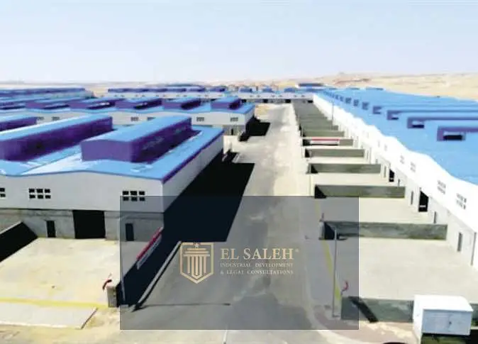 Factory for rent in the industrial zone in 10th of Ramadan City