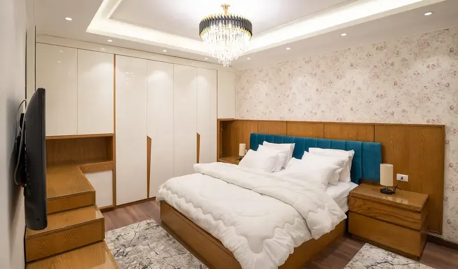 Furnished apartment for rent in Rehab City with special finishes