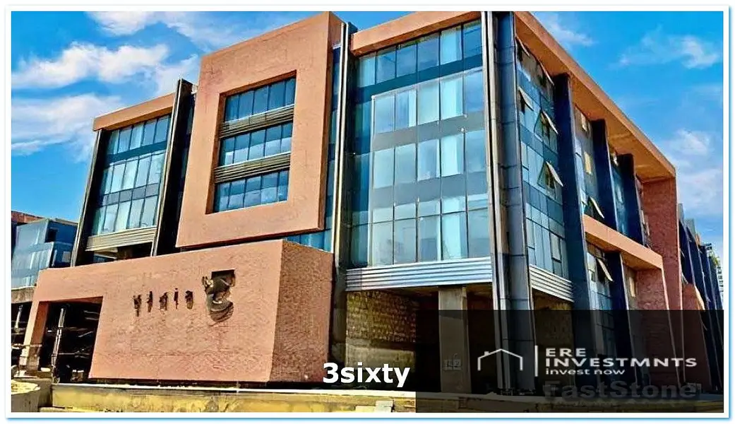 Administrative Office for Rent 153 sqm in Three Sixty New Cairo