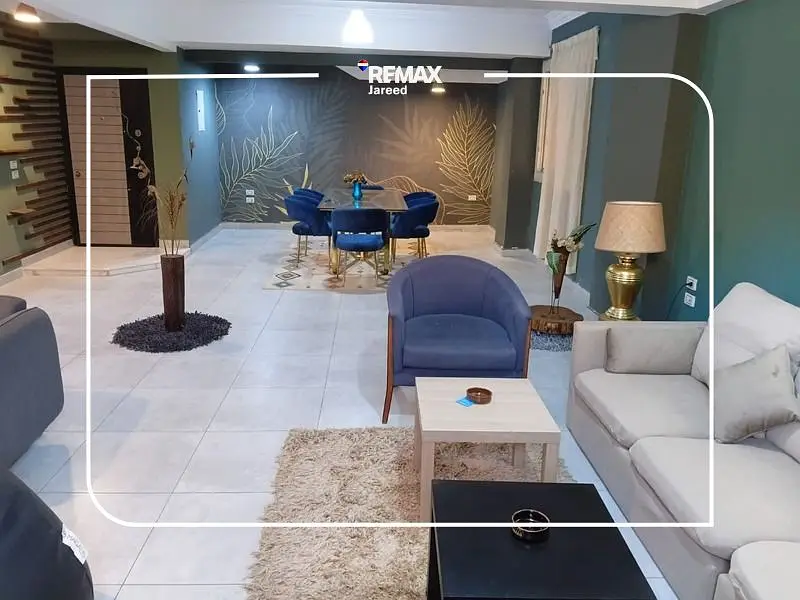 Furnished apartment with garden for rent in Northern Expansions 6th of October