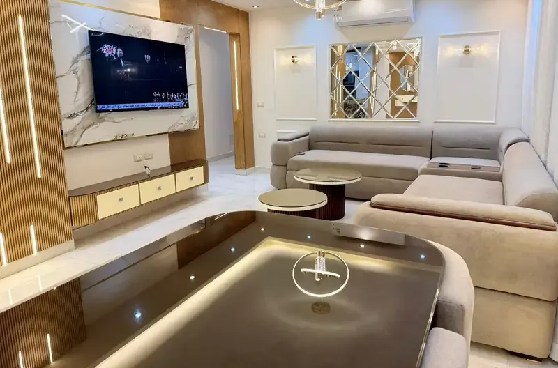 Luxurious furnished apartment for rent in Safwa Al Andalus compound, 5th Settlement
