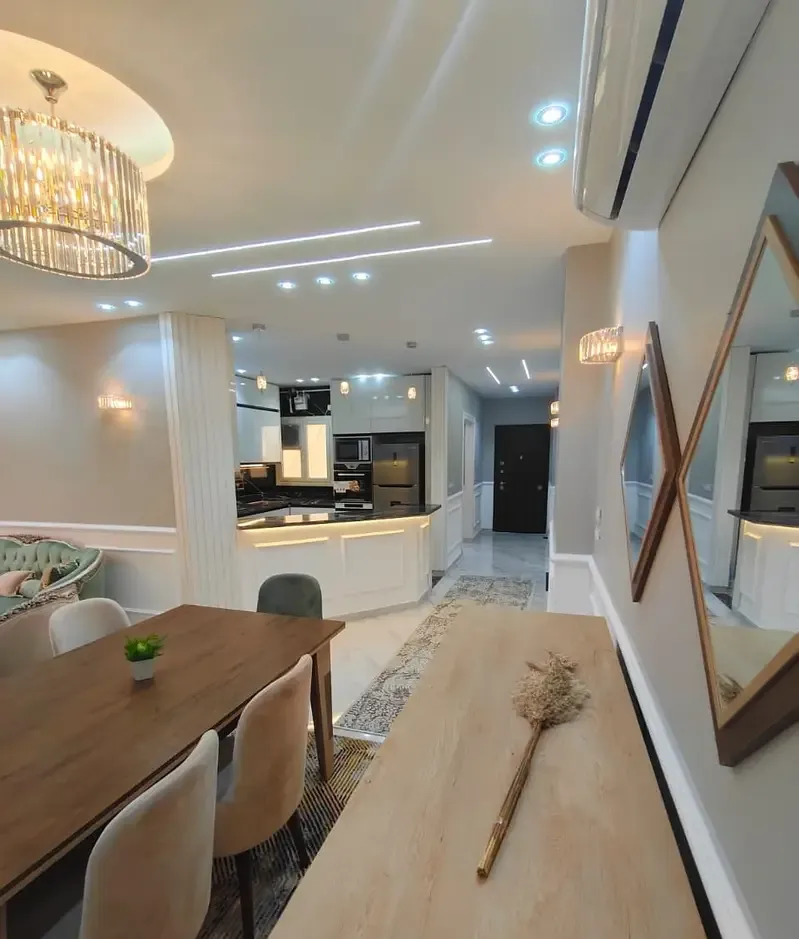 Fully furnished ultra super lux apartment for rent in Wesal Residence compound