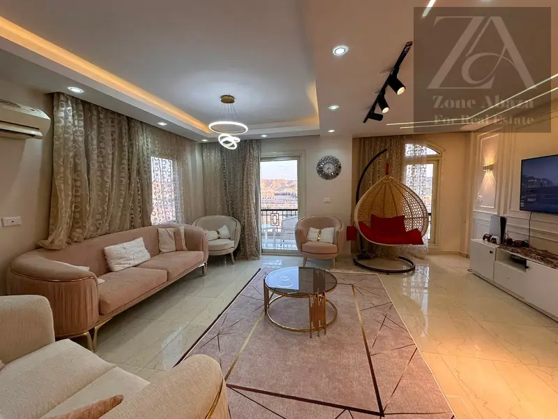 Furnished Penthouse, Ultra Super Lux, for rent in Stone Residence Compound, Katameya