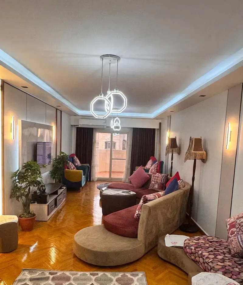 Furnished apartment 200sqm Smouha Fawzy Moaz for rent
