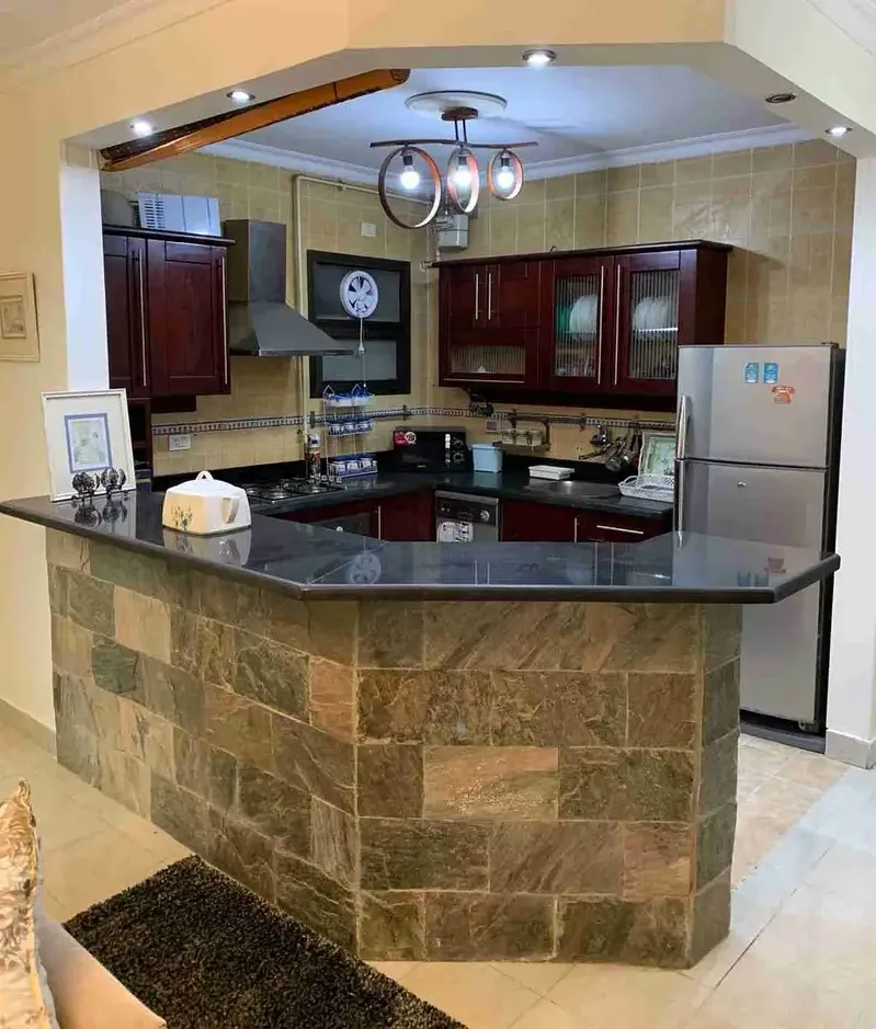 Furnished 3-bedroom apartment in Rehab 5 for rent at a bargain price