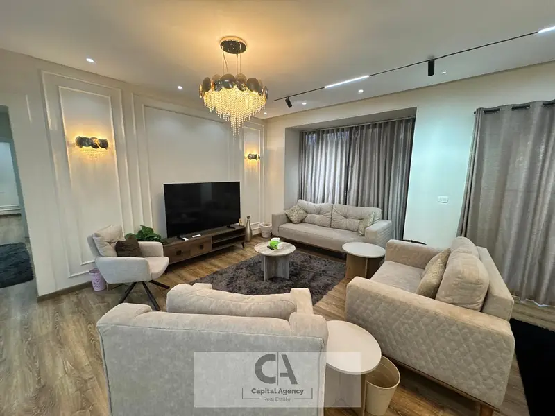 Furnished ground floor apartment with garden in Eastown Sodic - 5th Settlement