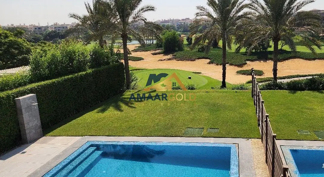 Luxurious Twin House Villa for Rent in Katameya Dunes | First Row Golf