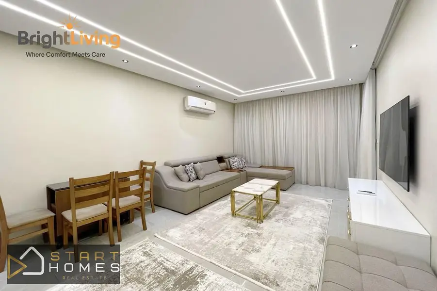 Furnished apartment for rent in Rehab, high-end finishing