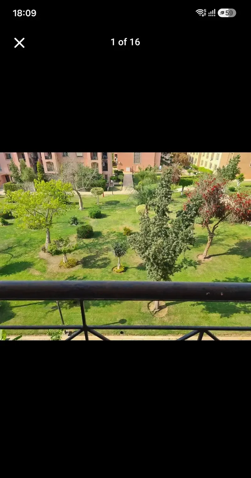 شقة للإيجار بالرحاب فيو جاردن