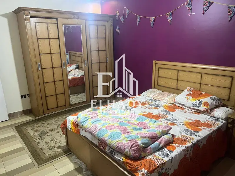 Furnished apartment for rent in Zahraa Al Maadi, 8th District