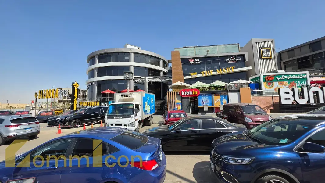 Commercial store 110 sqm in Golden Square, Fifth Settlement