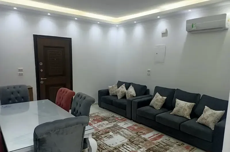 Furnished and air-conditioned apartment for rent next to مصر University
