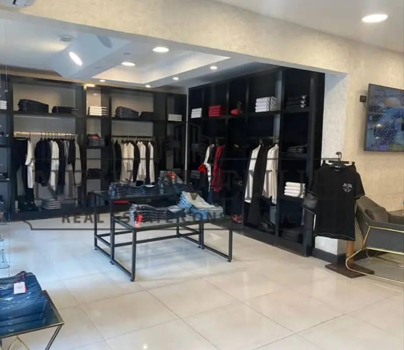 Shop for rent on Kafr Abdo Main Street, 100 sqm, super lux