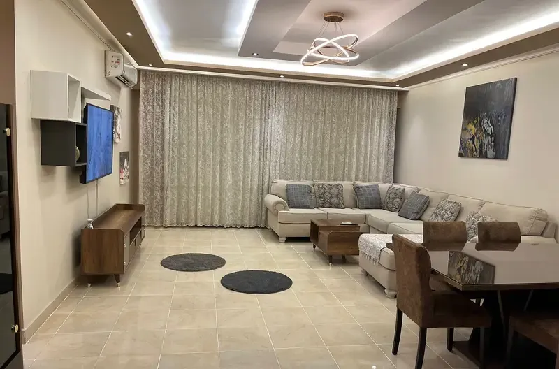 Furnished apartment for rent in Madinaty B8