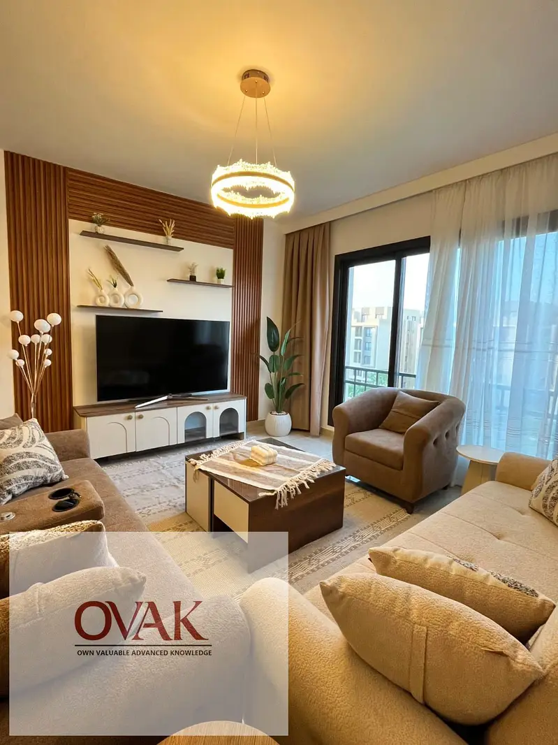 شقة مفروشة أول سكن 155م للإيجار في فيفت سكواير التجمع الخامس