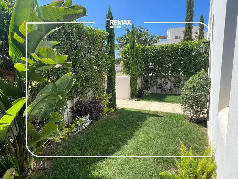 Furnished Corner Townhouse for Rent in Marassi Riva Lagoons