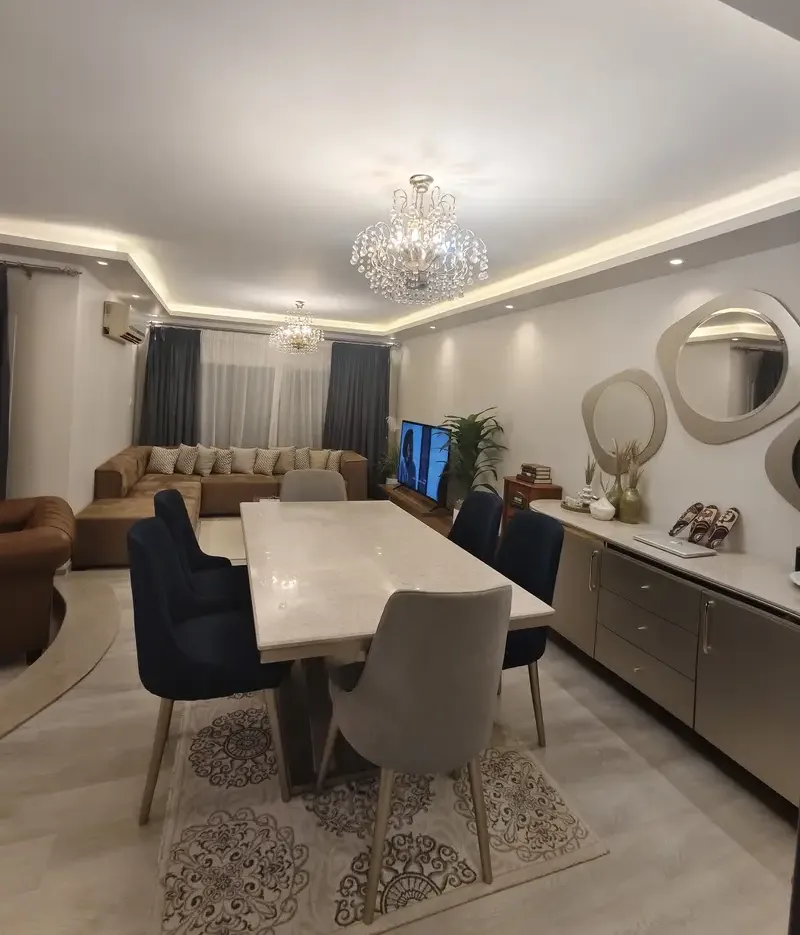 Furnished apartment in Rehab City next to Mall 2 for rent