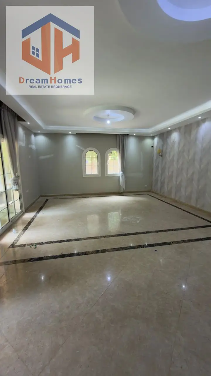 Villa for rent in Madinaty, super lux finishing with garden view