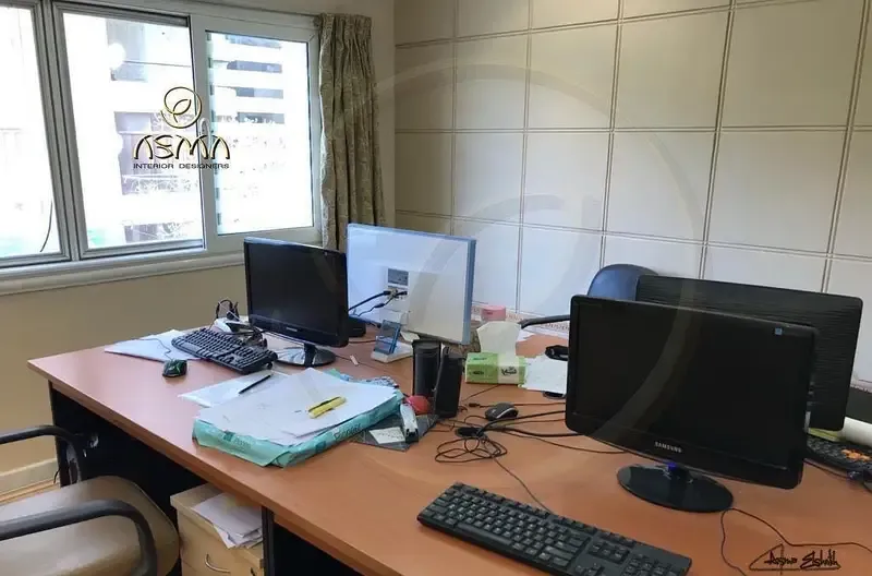 Furnished office for rent in Nasr City, next to Al-Serag Mall