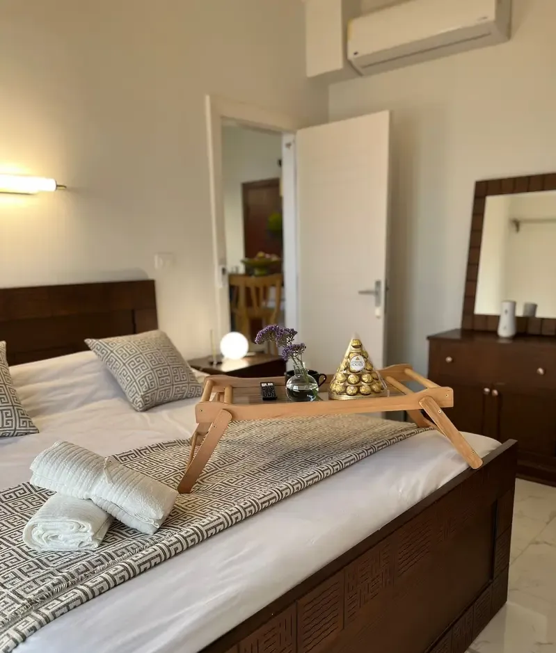 One-bedroom chalet, first row sea view at Turtles Resort with direct view