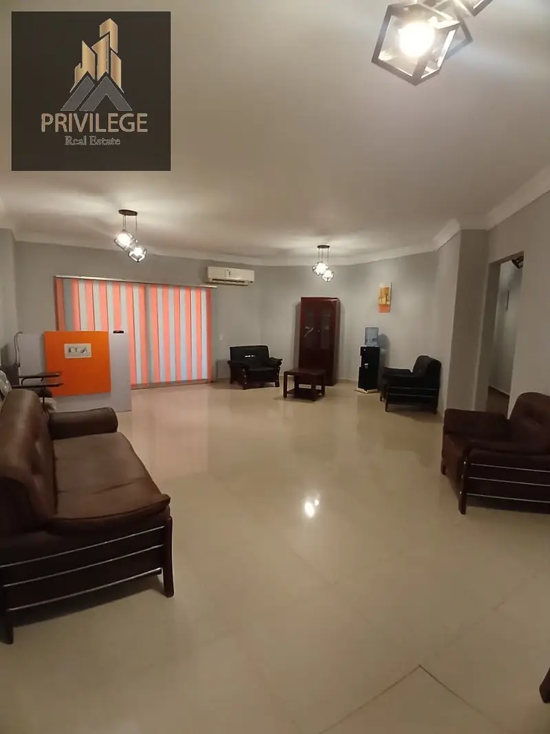 Furnished office for rent in Hayat Degla, 155 sqm