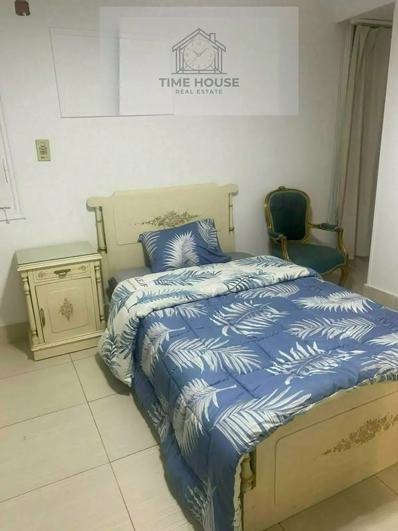 Furnished apartment for rent with air conditioners, El Thawra Main Street