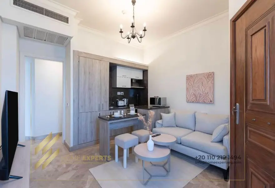 Furnished studio for rent in Al Safwa compound