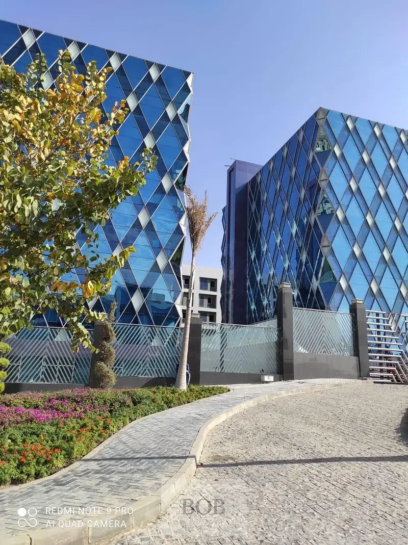 45 sqm office for rent in North Teseen, New Cairo, finished with AC