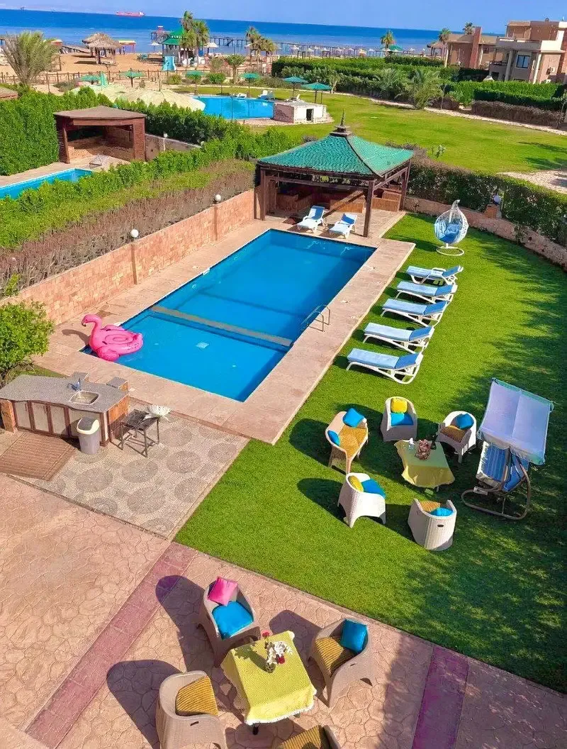 First-row sea view villa in Blue Bay Asia, Sokhna for 16,000 EGP/night