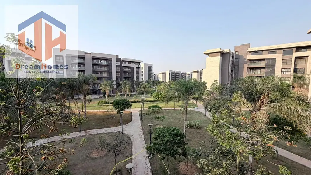 Furnished apartment for rent in Madinaty B15 with a wide garden view
