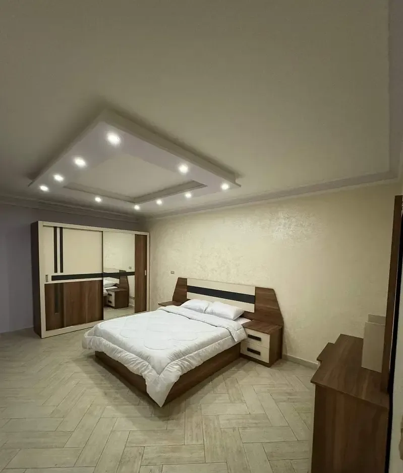 Furnished apartment for rent in Rehab, garden view