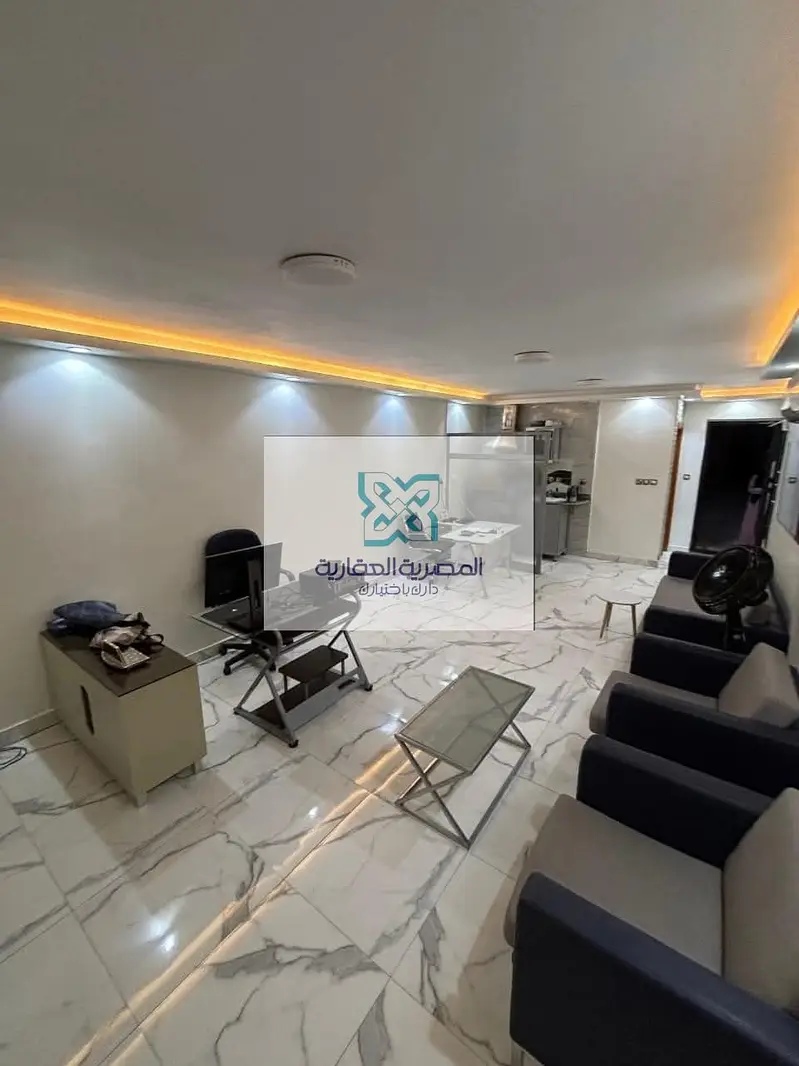Furnished and air-conditioned administrative studio for rent in Zahraa El Maadi
