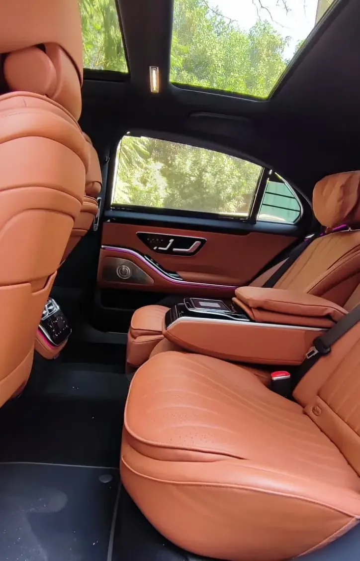 مرسيدس S500 موديل 2024 للايجار بالسائق